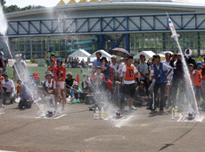 A Young Astronauts Club – Japan event (water rocket)