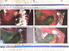 From a report by an elementary school student, using satellite images from DAICHI and Landsat