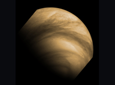 Venus covered with acid clouds (courtesy of ESA/MPS/DLR/IDA) 