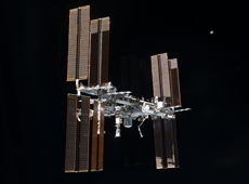 International Space Station (courtesy of JAXA/NASA)