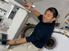 Astronaut Akihiko Hoshide, scheduled for a long-term space mission in 2012
