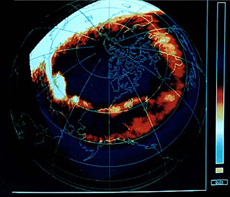 Aurora observed by the AKEBONO satellite