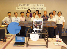 Training session for satellite specialists held at JAXA in 2008 (courtesy: VNSC)