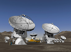 Completed image of the Atacama Large Millimeter/submillimeter Array (ALMA) (Courtesy of ESO/ALMA)