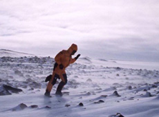 Richard Garriott investigating meteorites in Antarctica (Courtesy of Richard Garriott)