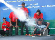 APRSAF-16 Water Rocket Event, held in Thailand