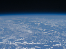 Earth viewed from the ISS (Courtesy of NASA)
