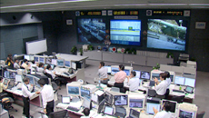 The Mission Control Room at the time of Kibo's completion