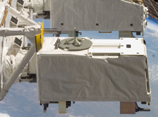 MAXI installed on the Exposed Facility of Kibo (Courtesy of NASA)