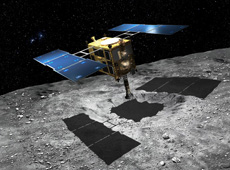 Asteroid probe Hayabusa 2 (courtesy: Akihiro Ikeshita)