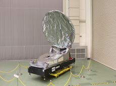 Engineering model of the Cloud Profiling Radar, which is under development at JAXA.
