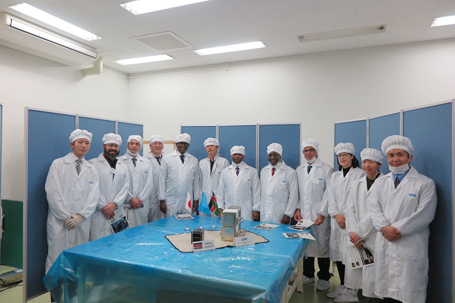 Handover of first KiboCUBE CubeSat developed by the team from the University of Nairobi