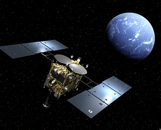 Hayabusa 2 sonden på vej mod asteroide