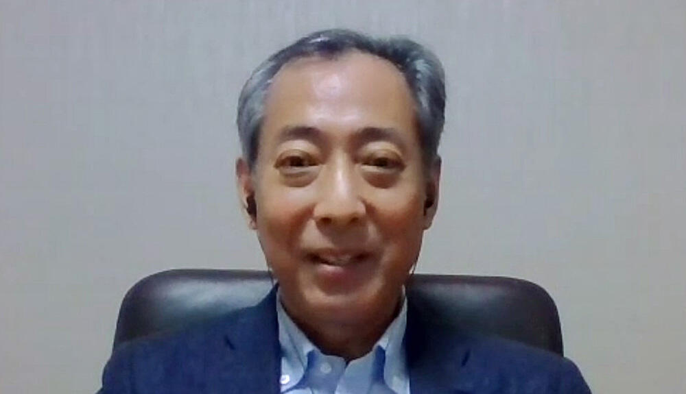 YAMAKAWA Hiroshi, President, JAXA. The dialog took place online.