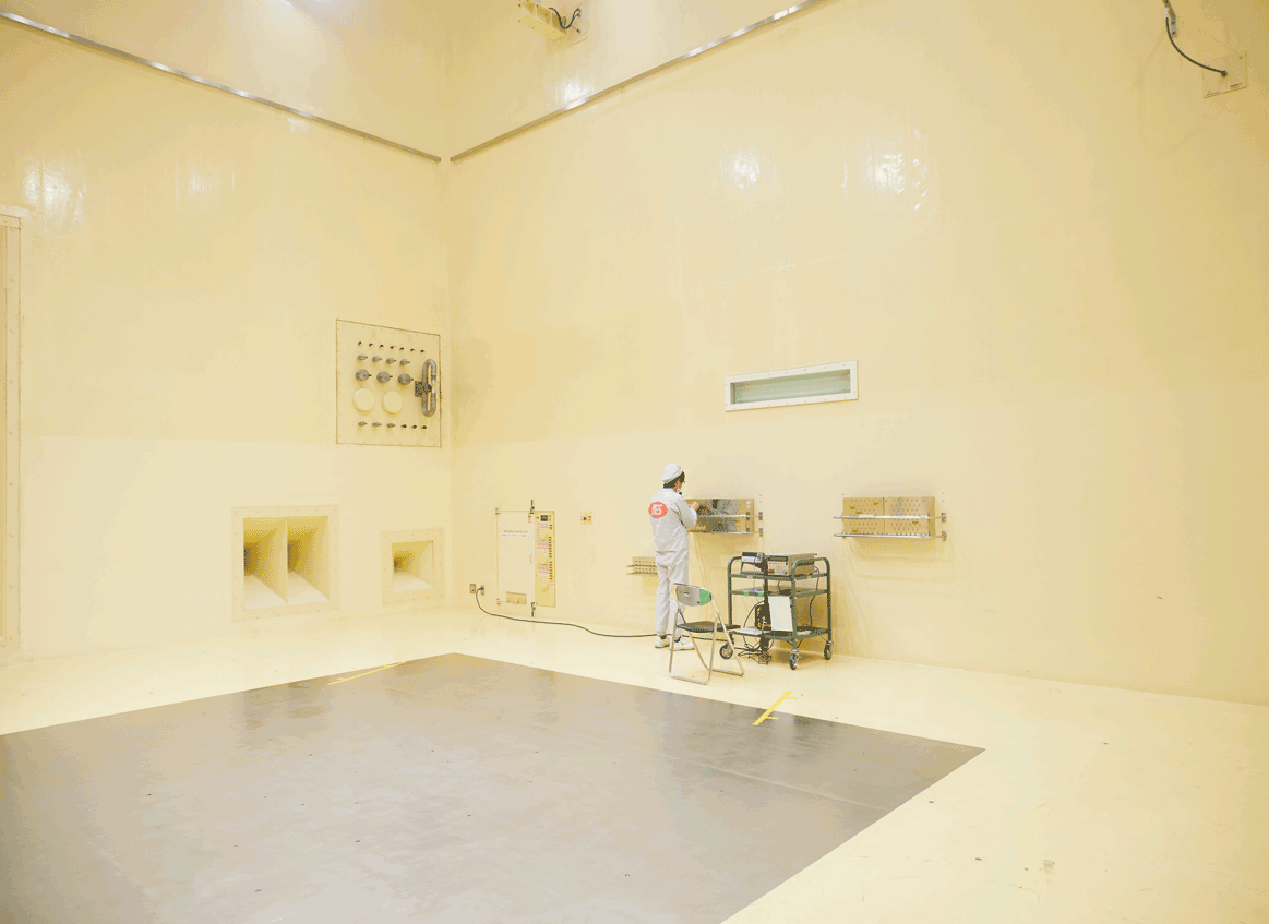 
            Within the Spacecraft Integration and Test Building is also an acoustic test facility that reproduces the loud noises to which spacecraft are subjected during rocket launches
          