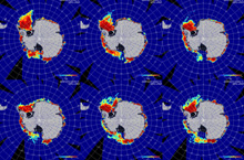 Sea ice coverage in the Southern Ocean
