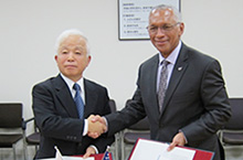 JAXA and NASA signed a Memorandum of Understanding for cooperation on the Hayabusa2 mission and OSIRIS-REx mission