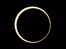 Annular solar eclipse observed in Japan in May 2012