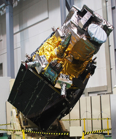 Himawari-8 ready to launch (courtesy: Mitsubishi Electric)