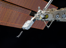 Deployment of small satellites (courtesy of JAXA/NASA)