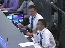 Wakata was the Capcom at NASA’s ISS Mission Control Center (courtesy of JAXA/NASA)