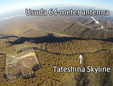 Preparation of the planned construction site for the new antenna (courtesy of Takehana-Gumi)