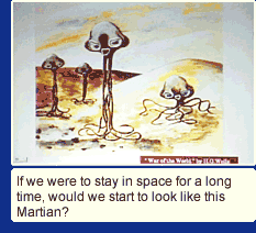 If we were to stay in space for a long time, would we start to look like this Martian?