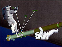 OBSS and Astronauts (illustration)