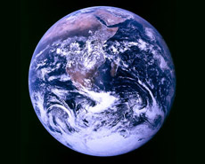 Earth (Courtesy of NASA)