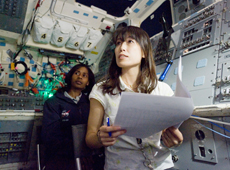 Training using a Full Fuselage Trainer of Space Shuttle (Courtesy of NASA)