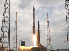 LCROSS was launched with the Lunar Reconnaissance Orbiter aboard an Atlas V rocket in June 2009 (Courtesy of NASA)