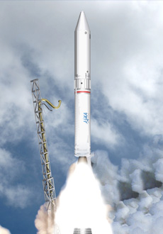 Launch of the Epsilon Launch Vehicle (artist’s rendition)