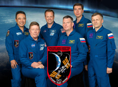 Crew members of the ISS Expedition 28/29. (courtesy of JAXA/NASA)
