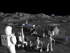 Lunar Base (Artist's concept)