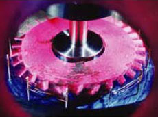 Spin burst test of composite turbine disk