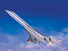 Next generation supersonic passenger aircraft (artist's rendering) 