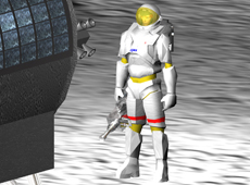 Early design drawing from JAXA’s spacesuit research team.