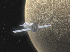 Coupled MMO and MPO, right before injection into the orbit of Mercury (Courtesy of ESA)