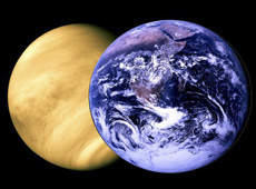 Venus and Earth have taken different paths