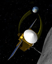 Asteroid Explorer OSIRIS-REx (courtesy: NASA/Goddard/University of Arizona)