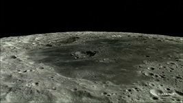 KAGUYA has determined the age of Mare Moscoviense (image by KAGUYA's high-definition camera)