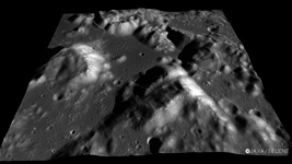 Taurus-Littrow Valley imaged by KAGUYA's terrain camera. KAGUYA has successfully observed various topographic features of the Moon.