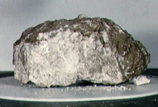 Anorthosite sample returned by Apollo 15 (courtesy: NASA)
