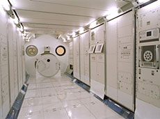 Payload racks in Kibo Pressurized Module (ground facility)