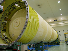 H-IIB first-stage liquid hydrogen tank