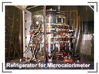 Refrigerator for Microcalorimeter Photo