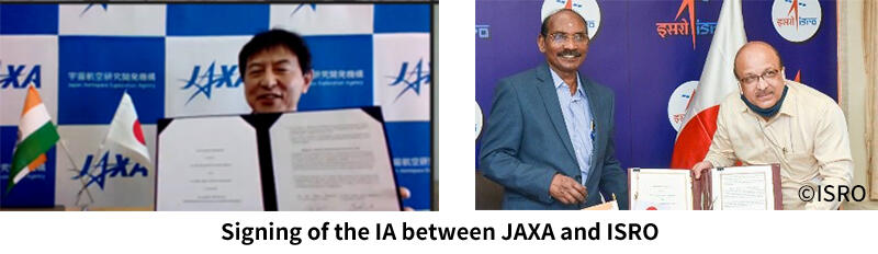 Signing of the IA between JAXA and ISRO