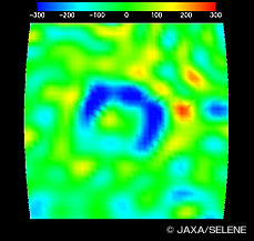 Gravity Anomaly Map by the KAGUYA