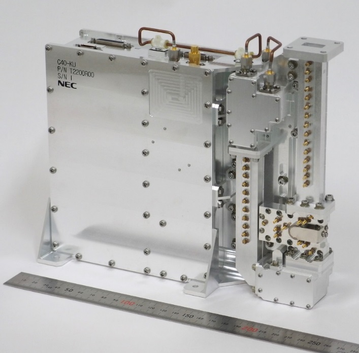 Image: C40 Command Receiver (the ruler is for size reference)