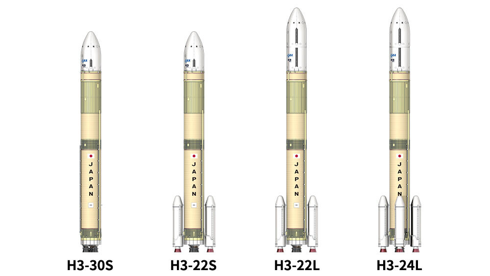 Variaciones del cohete H3 japonés